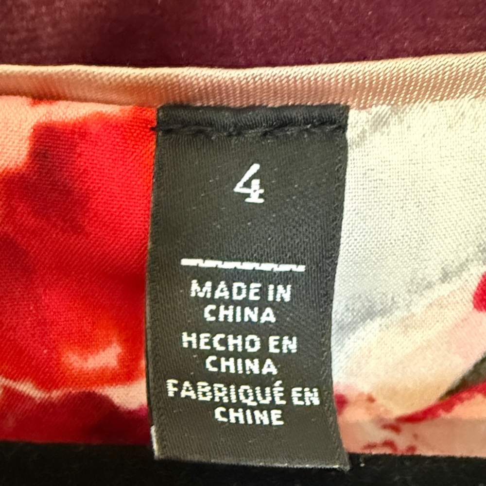 White House Black Market Deep Burgundy Velour Blazer - Picture 3 of 16